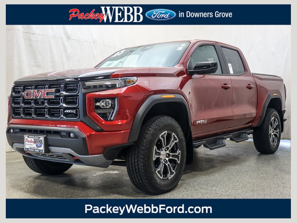 Volcanic Red Tintcoat 2023 GMC Canyon Pickup Truck Four-Wheel Drive 8-Speed Automatic