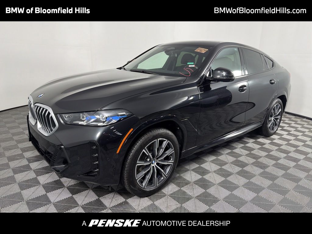 Black Sapphire Metallic 2024 BMW X6 SUV / Crossover All-Wheel Drive 8-Speed Automatic
