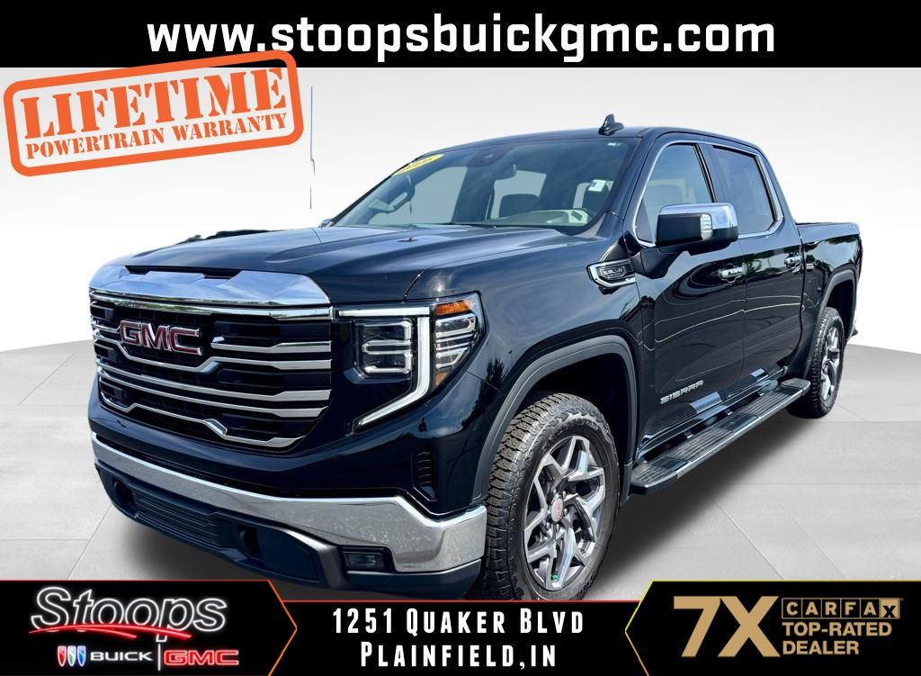 Onyx Black 2026 GMC Sierra 1500 SLT Crew Cab 4WD Pickup Truck Four-Wheel Drive Automatic