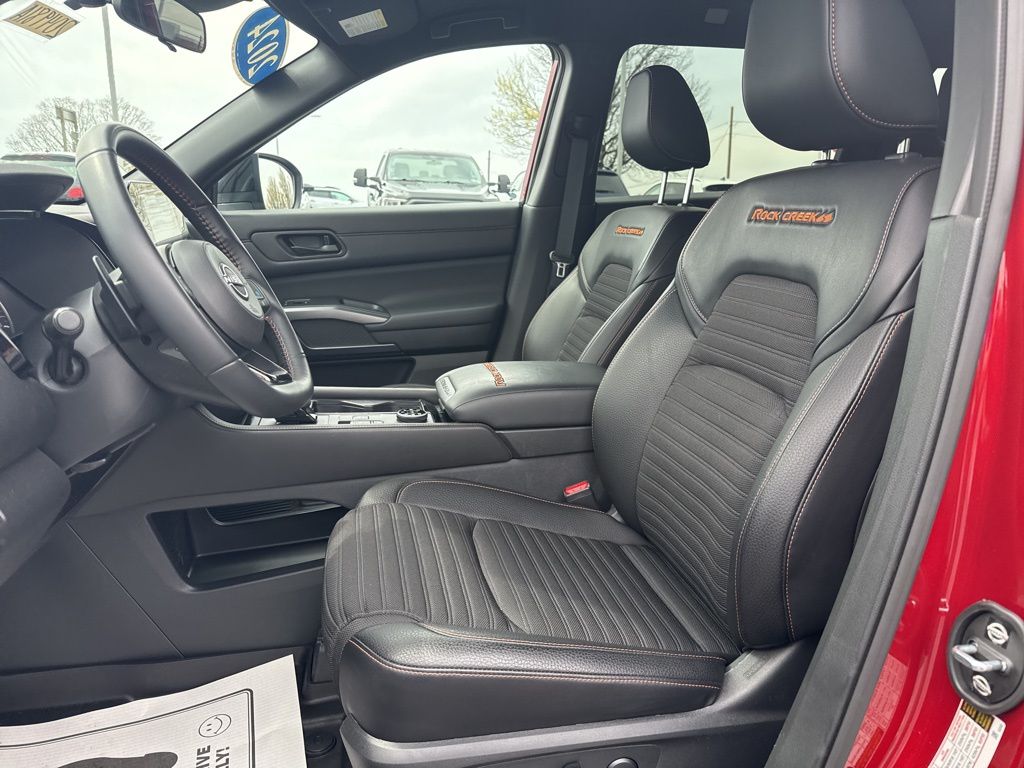 2024 Nissan Pathfinder Rock Creek Red at South Hills Kia