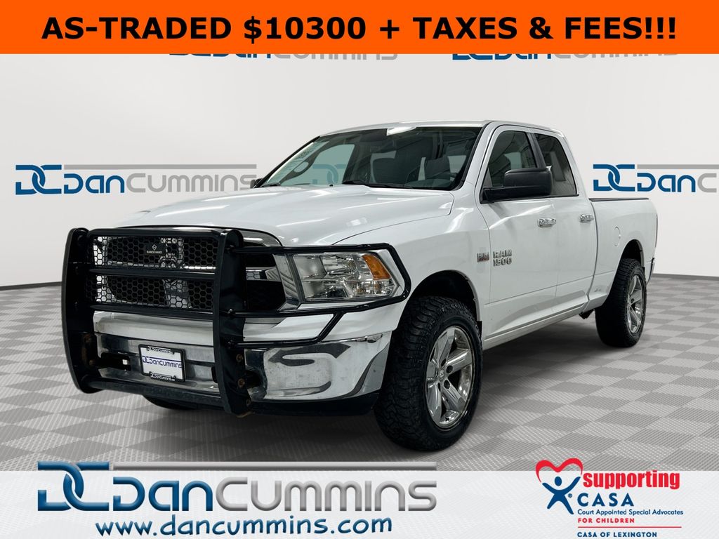 Bright White Clearcoat 2016 RAM 1500 SLT Quad Cab 4WD Pickup Truck Four-Wheel Drive 8-Speed Automatic