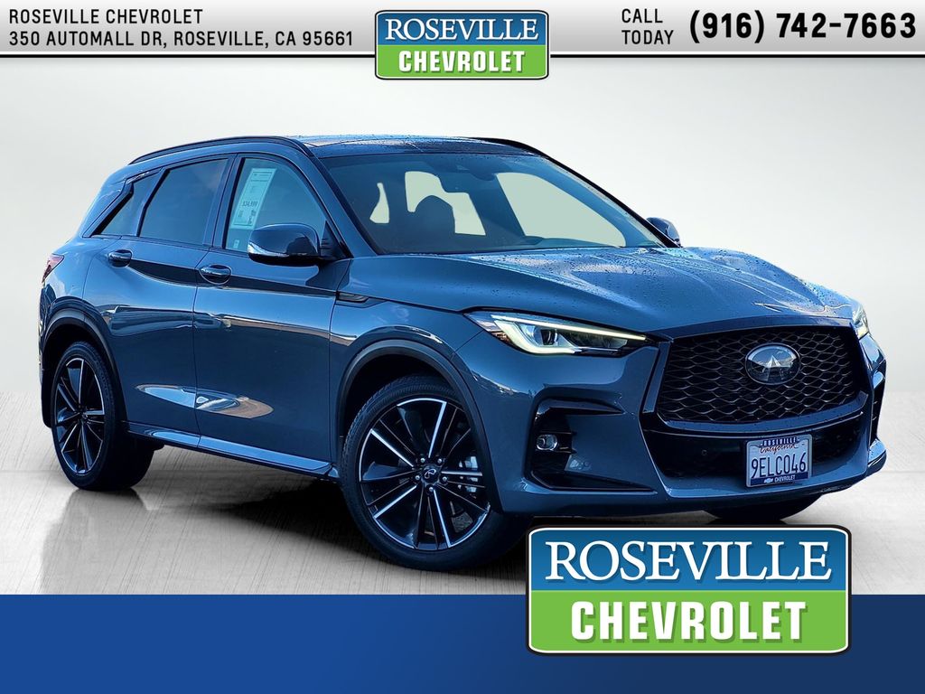 Slate Gray 2023 INFINITI QX50 SUV / Crossover All-Wheel Drive Continuously Variable Transmission