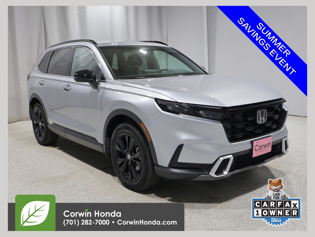 Lunar Silver Metallic 2023 Honda CR-V Hybrid SUV / Crossover All-Wheel Drive Continuously Variable Transmission