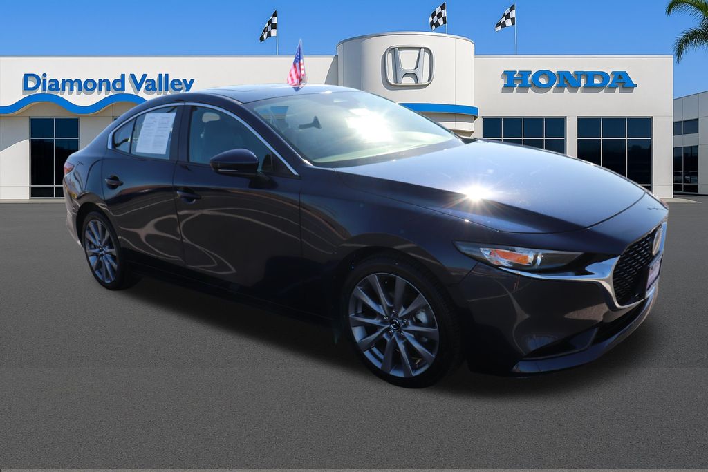 Deep Crystal Blue Mica 2024 Mazda MAZDA3 Sedan Front-Wheel Drive 6-Speed Automatic