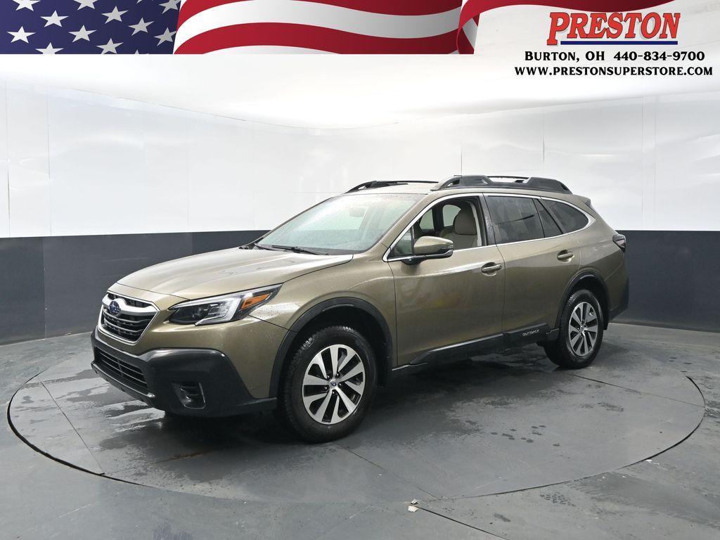 Autumn Green Metallic 2020 Subaru Outback Premium AWD SUV / Crossover All-Wheel Drive Continuously Variable Transmission