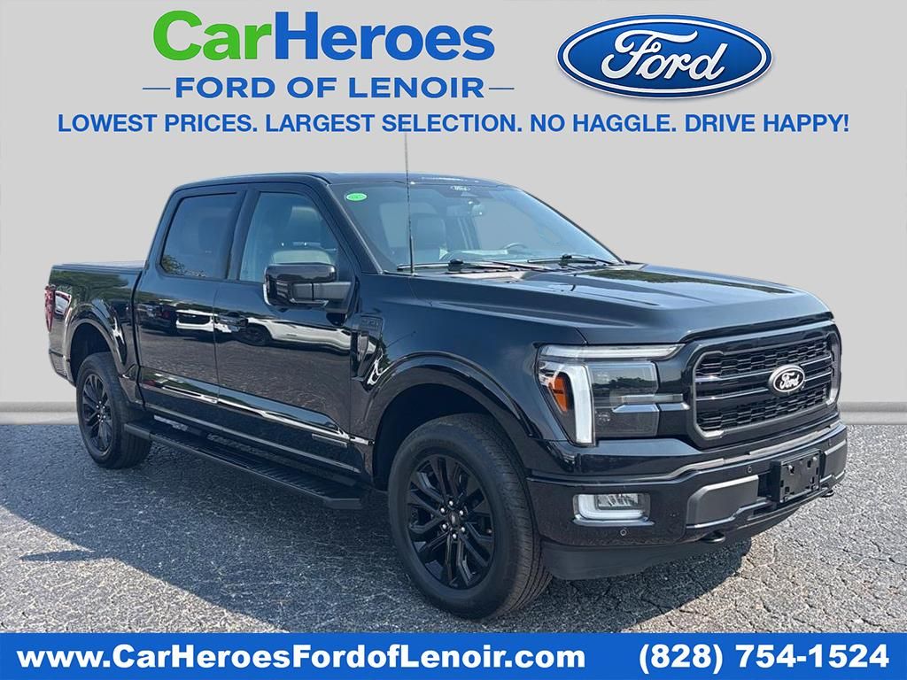 Agate Black Metallic 2024 Ford F-150 Pickup Truck Four-Wheel Drive Automatic