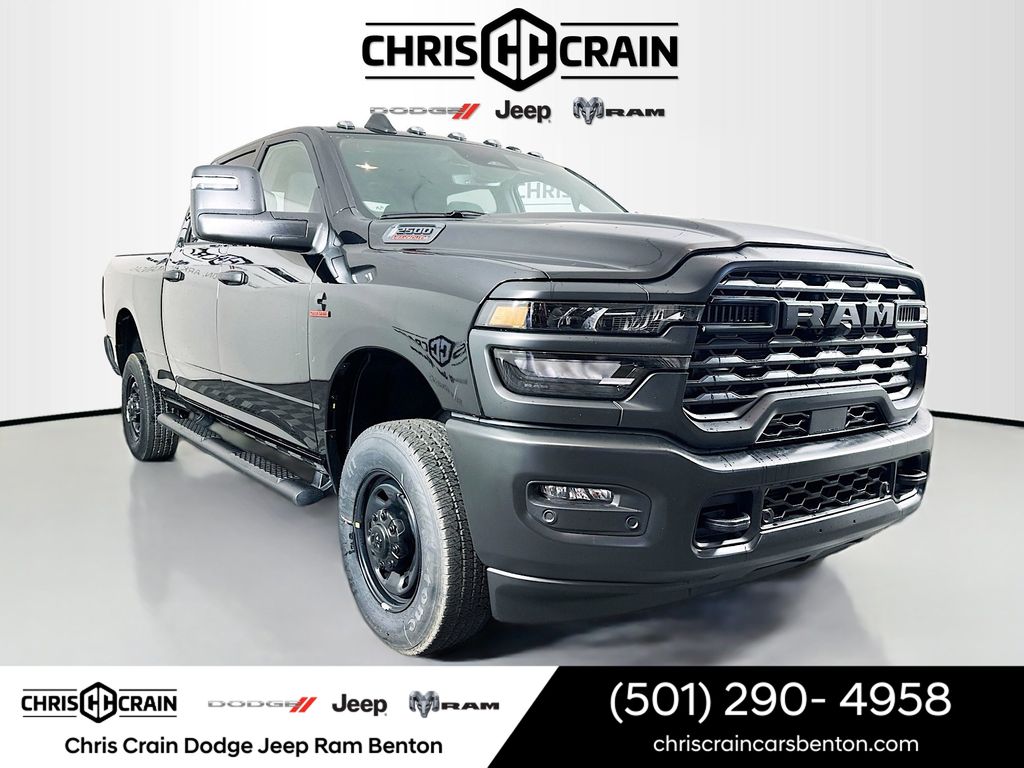 Diamond Black 2026 RAM 2500 Tradesman Crew Cab 4WD Pickup Truck Four-Wheel Drive 8-Speed Automatic