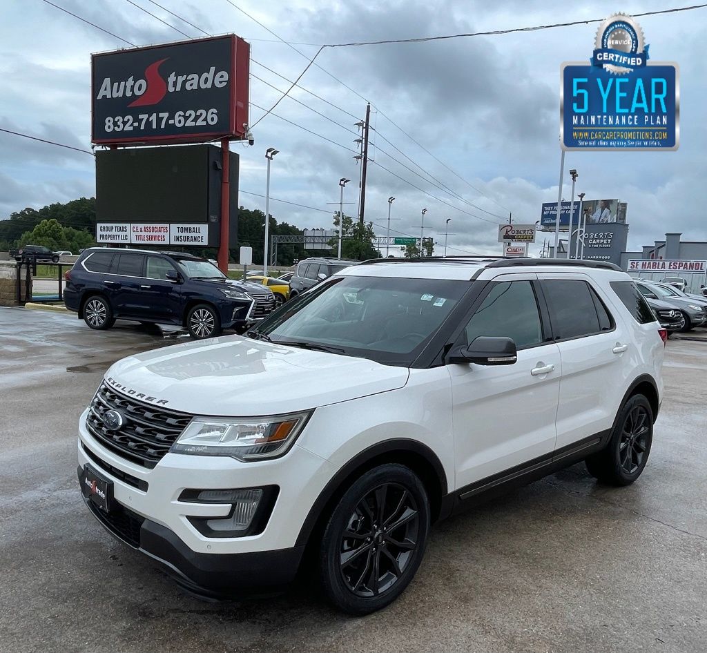 2017 Ford Explorer XLT White at Cook Ford
