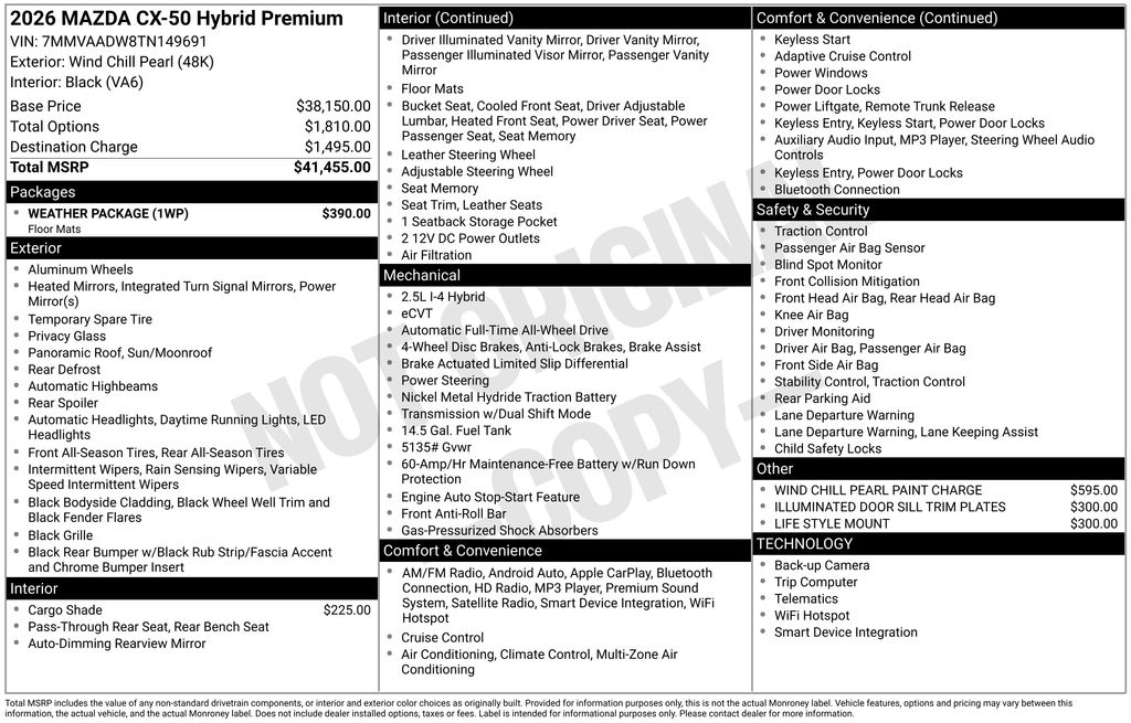 2026 Mazda CX-50 Premium - Photo 6