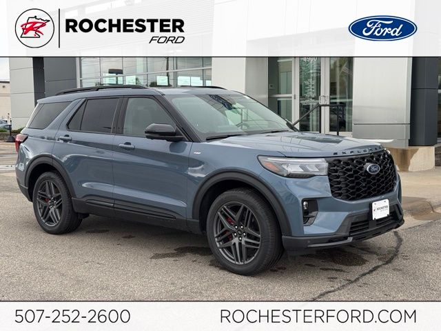 Vapor Blue Metallic 2026 Ford Explorer SUV / Crossover All-Wheel Drive Automatic