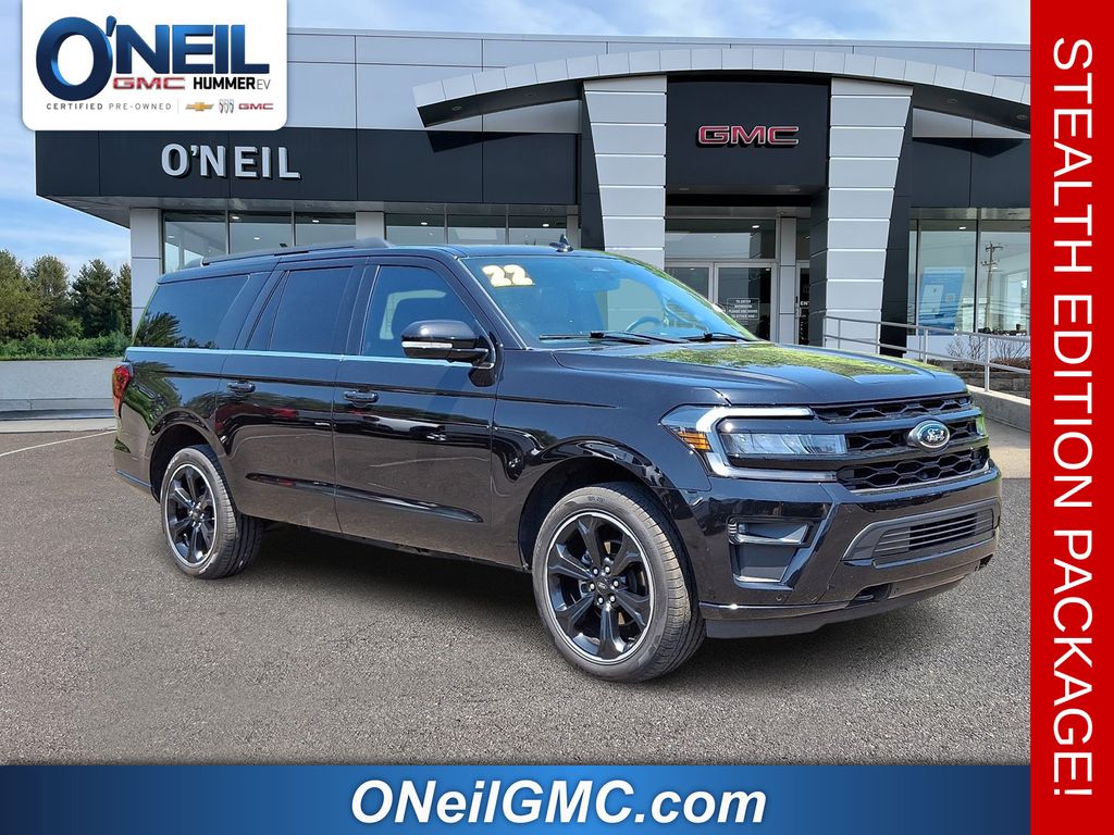 Black Metallic 2022 Ford Expedition SUV / Crossover Four-Wheel Drive Automatic