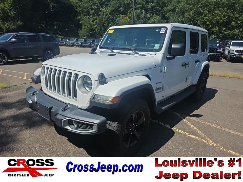 Bright White Clearcoat 2022 Jeep Wrangler SUV / Crossover Four-Wheel Drive 8-Speed Automatic