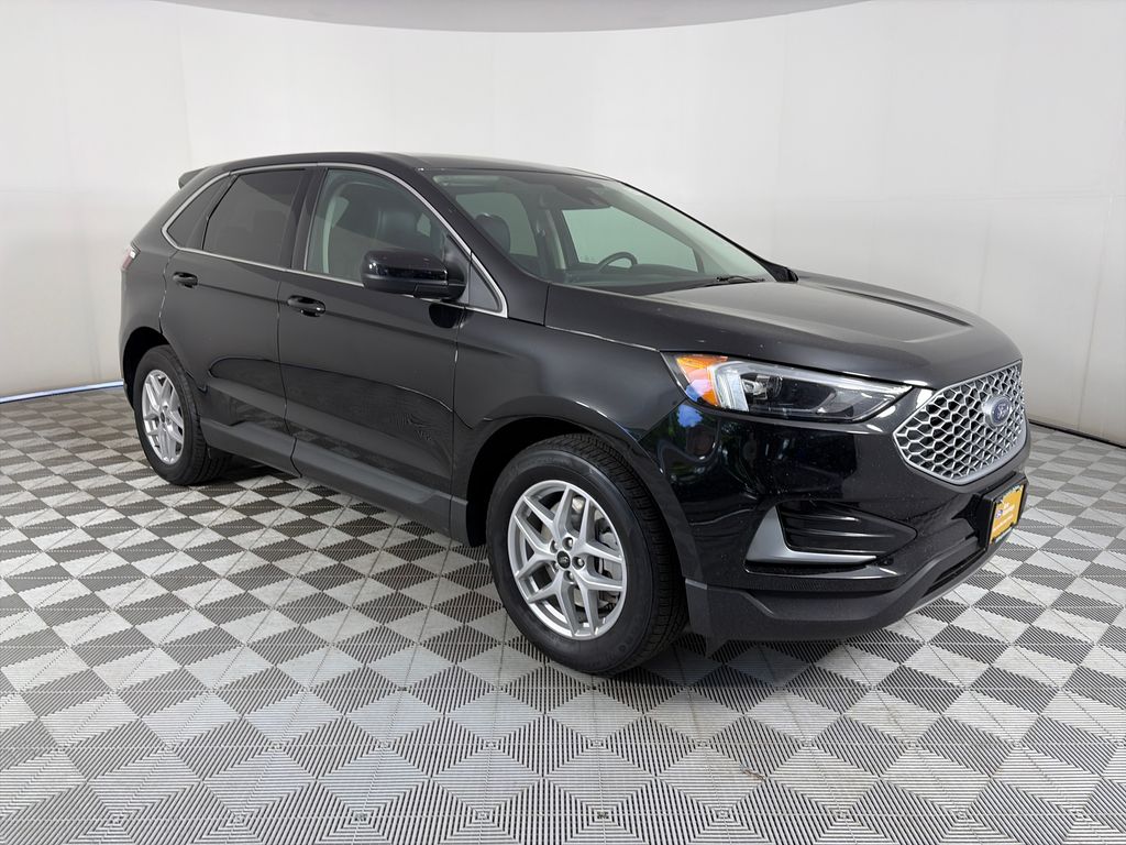Black Metallic 2024 Ford Edge SEL AWD SUV / Crossover All-Wheel Drive 8-Speed Automatic