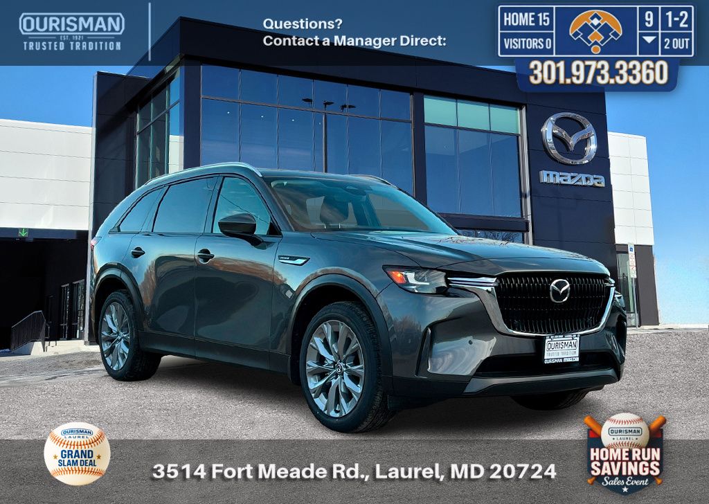 Machine Gray 2026 Mazda CX-90 3.3 Turbo Preferred AWD SUV / Crossover All-Wheel Drive 8-Speed Automatic