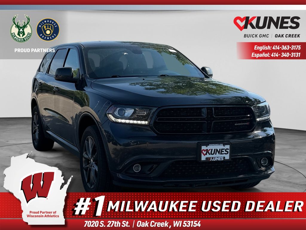 Gray (Maximum Steel Metallic Clearcoat) 2016 Dodge Durango SUV / Crossover All-Wheel Drive 8-Speed Automatic