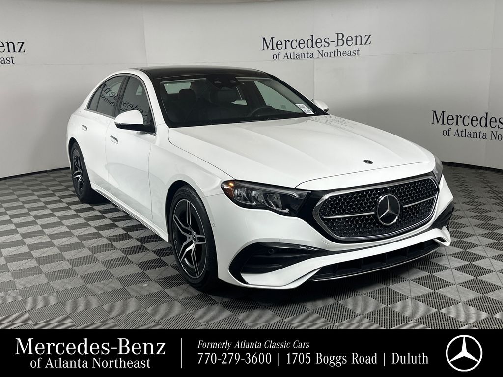 Polar White 2026 Mercedes-Benz E-Class E 350 RWD Sedan Rear-Wheel Drive 9-Speed Automatic