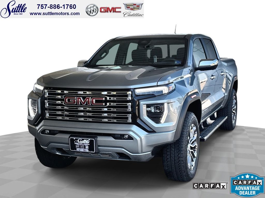 Sterling Metallic 2024 GMC Canyon Denali Crew Cab 4WD Pickup Truck Four-Wheel Drive 8-Speed Automatic