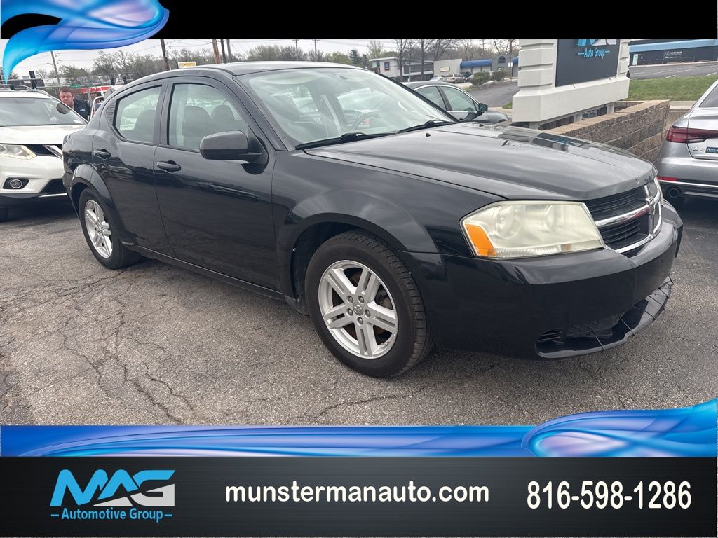 Brilliant Black Crystal Pearlcoat 2010 Dodge Avenger Express FWD Sedan Front-Wheel Drive 4-Speed Automatic