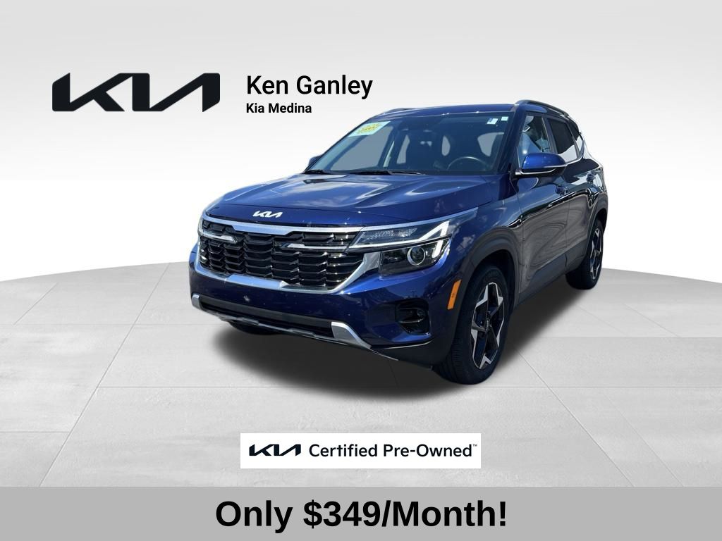 Dark Ocean Blue 2024 Kia Seltos SUV / Crossover All-Wheel Drive Continuously Variable Transmission