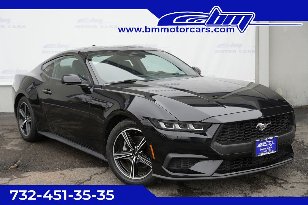 Shadow Black 2024 Ford Mustang EcoBoost Fastback RWD Coupe Rear-Wheel Drive Automatic
