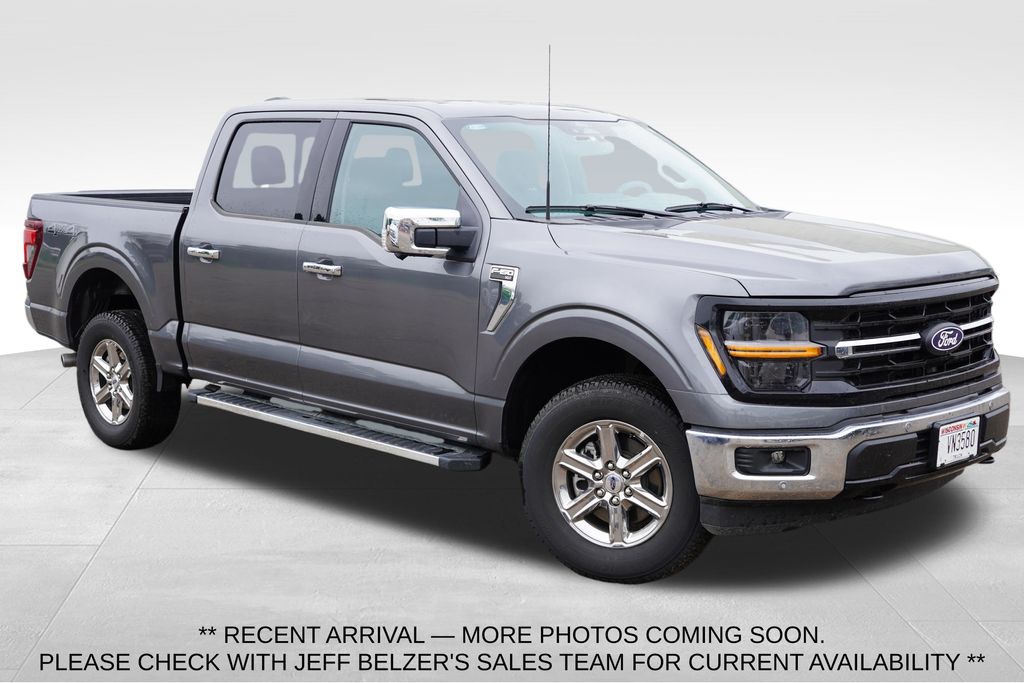 Carbonized Gray Metallic 2024 Ford F-150 XLT SuperCrew 4WD Pickup Truck Four-Wheel Drive Automatic