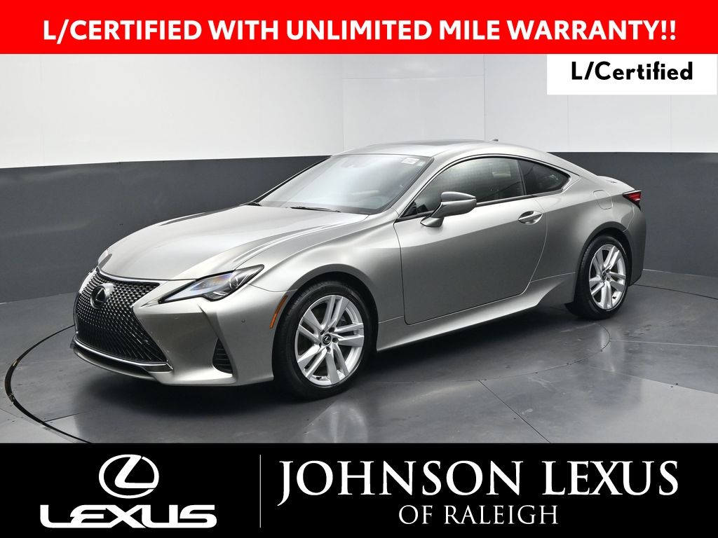Atomic Silver 2023 Lexus RC Coupe Rear-Wheel Drive 8-Speed Automatic