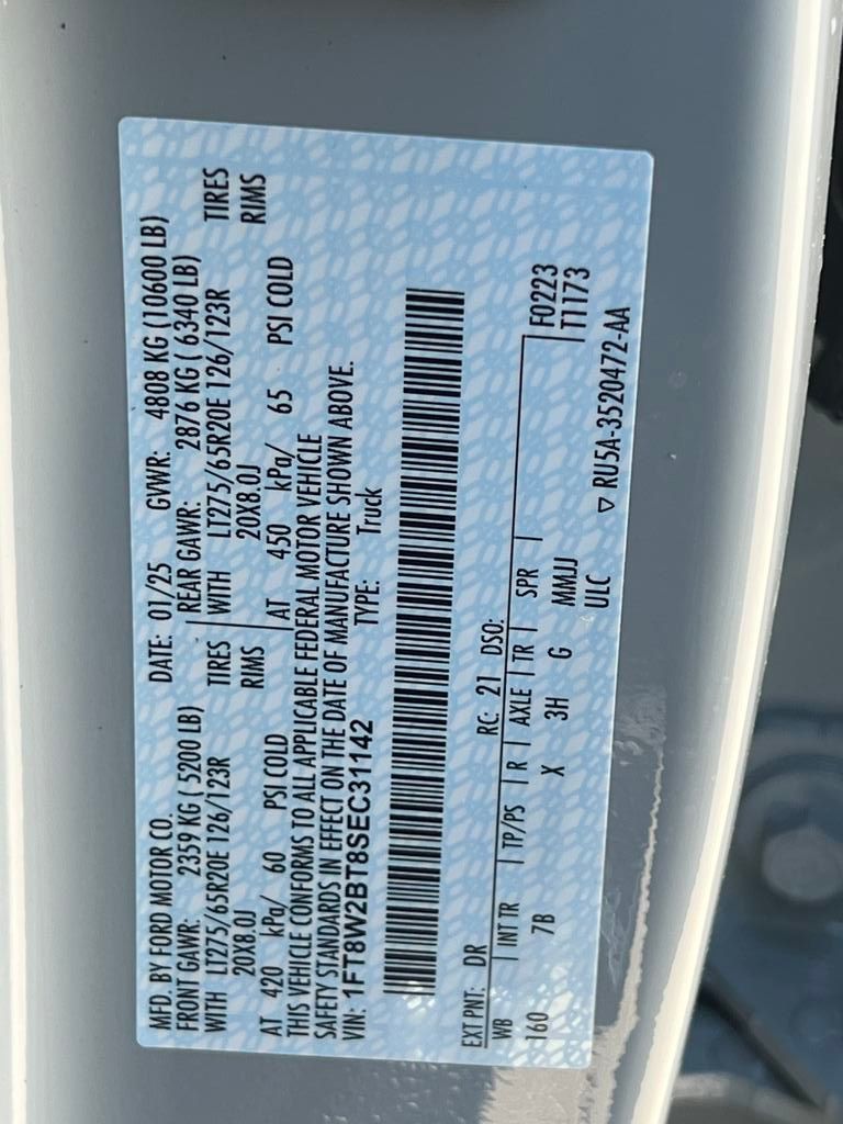 2025 Ford F-250SD Platinum White at Walterboro Ford