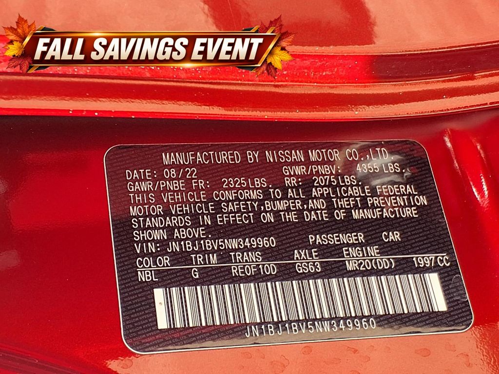 2022 Nissan Rogue Sport SV Red at Classic Elite Chevrolet Sugar Land