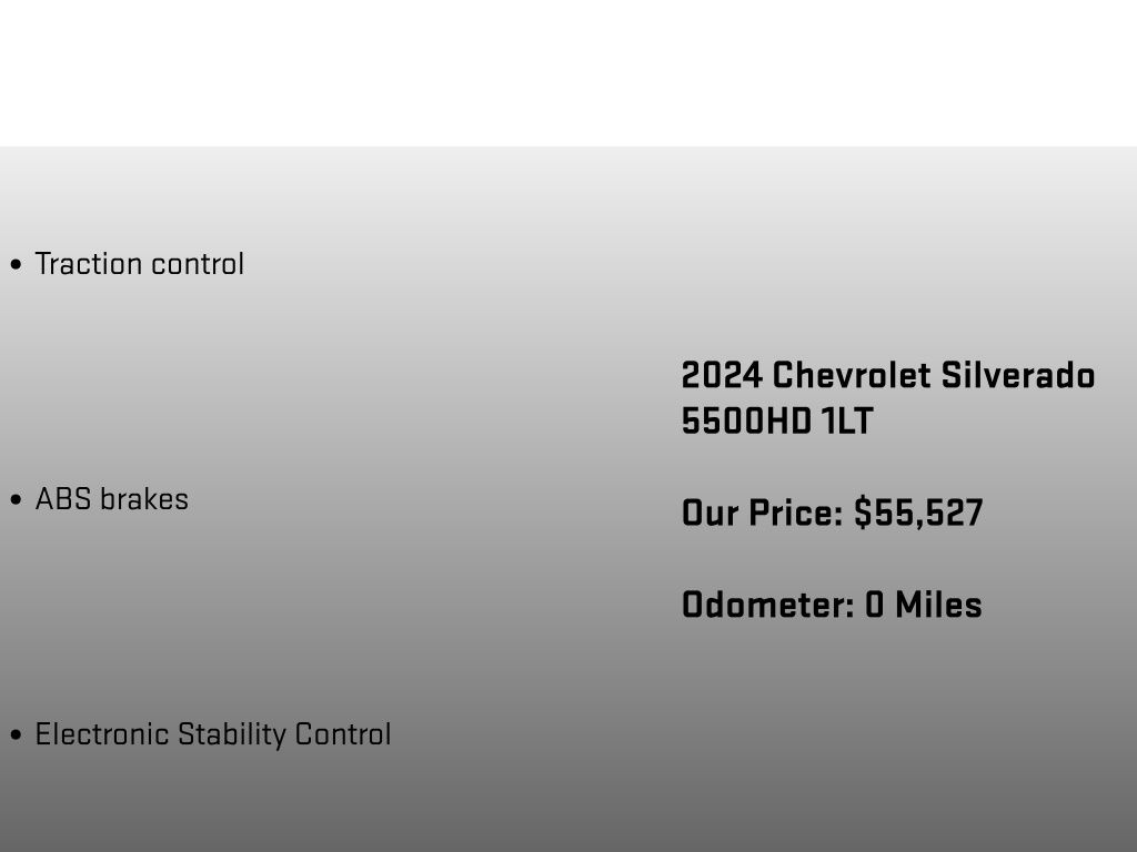 2024 Chevrolet Silverado 5500HD 1LT - 5