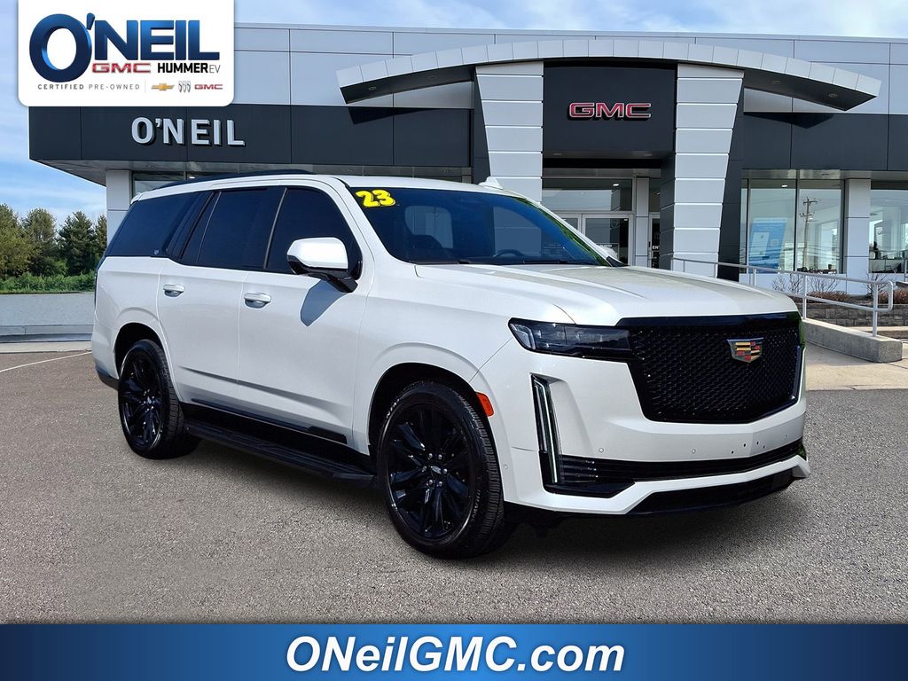 Crystal White Tricoat 2023 Cadillac Escalade Sport Platinum 4WD SUV / Crossover Four-Wheel Drive Automatic