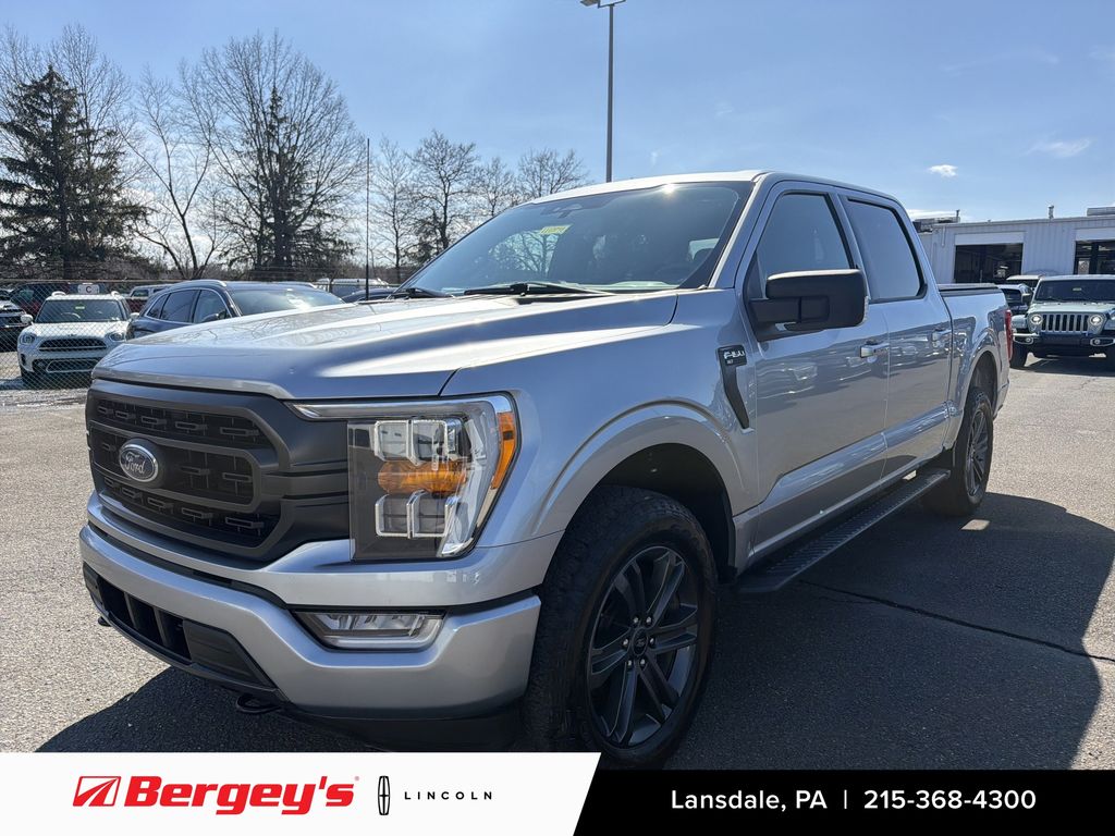 Silver Metallic 2023 Ford F-150 Pickup Truck Four-Wheel Drive Automatic