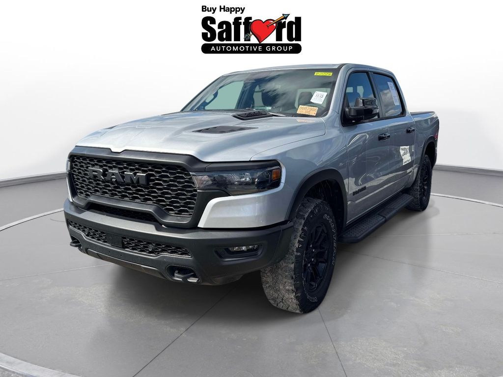 Silver 2026 RAM 1500 Pickup Truck Four-Wheel Drive 8-Speed Automatic