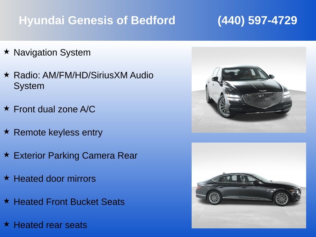 Used 2024 Genesis G80 2.5T For Sale in Bedford, OH