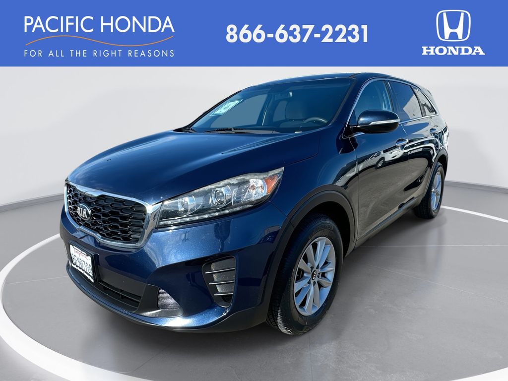 Blaze Blue 2019 Kia Sorento LX FWD SUV / Crossover Front-Wheel Drive 6-Speed Automatic