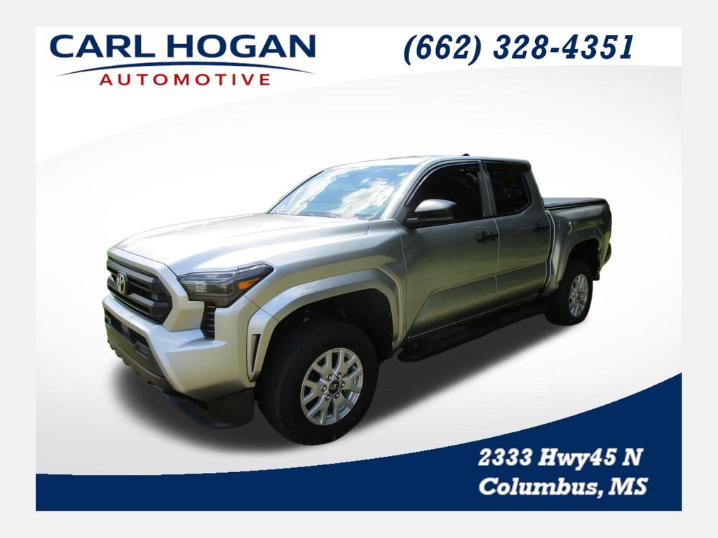 Celestial Silver Metallic 2025 Toyota Tacoma Pickup Truck Four-Wheel Drive 8-Speed Automatic