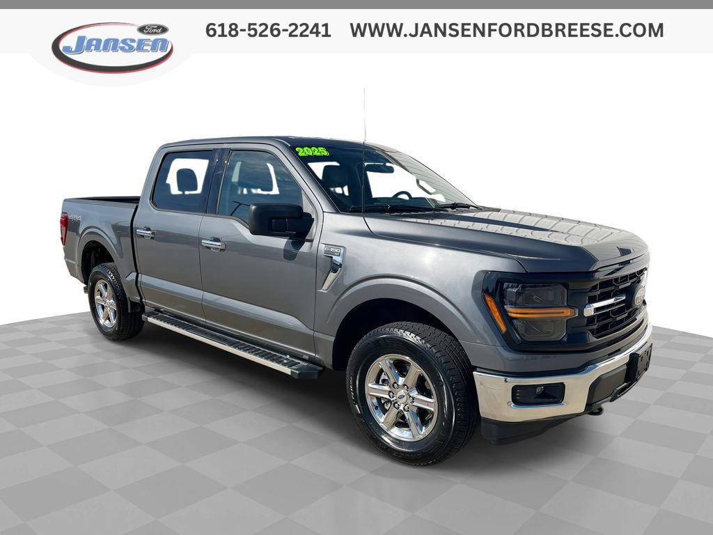 Gray Metallic 2025 Ford F-150 Pickup Truck Four-Wheel Drive Automatic
