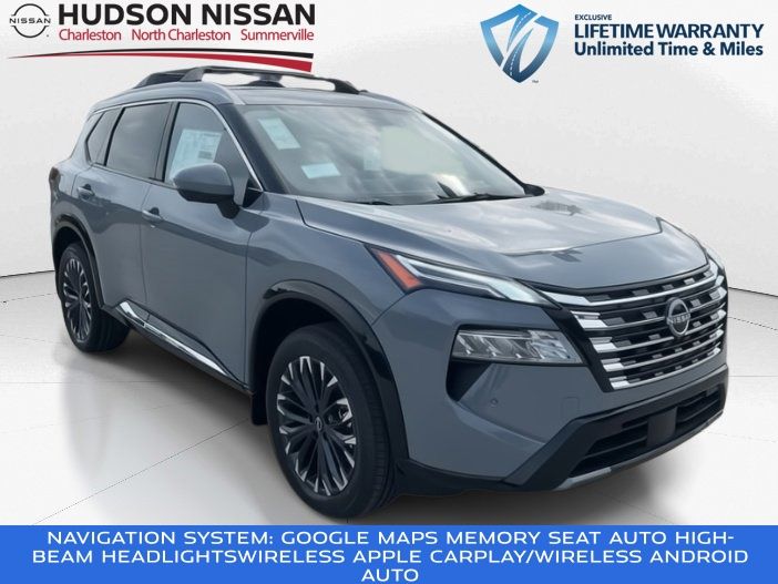 2025 Boulder Gray Pearl Nissan Rogue Platinum SUV