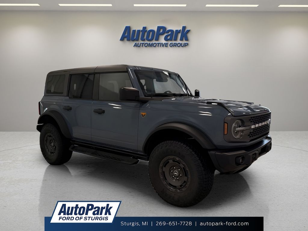 Blue (Azure Gray Metallic Tri-Coat) 2025 Ford Bronco SUV / Crossover Four-Wheel Drive Automatic