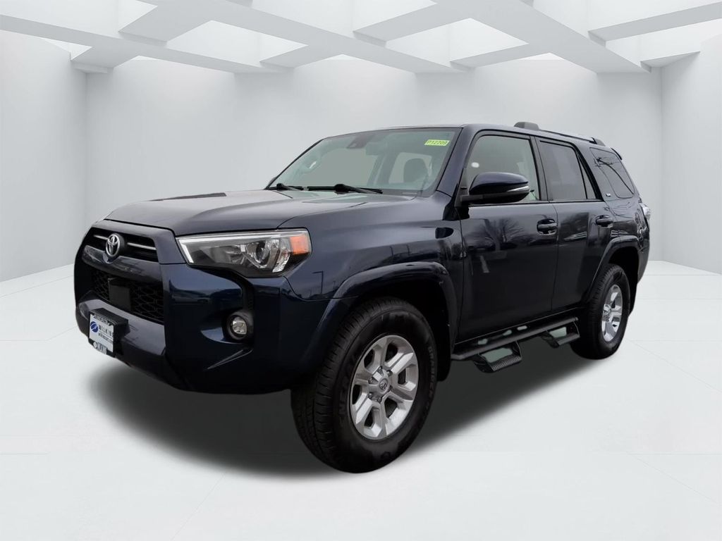 Nautical Blue Metallic 2022 Toyota 4Runner SR5 Premium 4WD SUV / Crossover Four-Wheel Drive 5-Speed Automatic