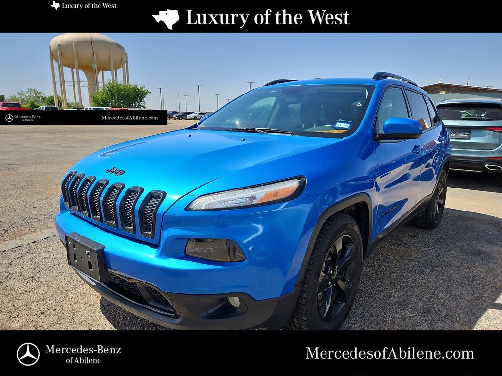 Hydro Blue Pearlcoat 2018 Jeep Cherokee Latitude 4WD SUV / Crossover Four-Wheel Drive 9-Speed Automatic