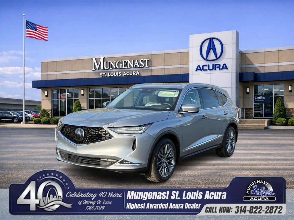 Lunar Silver Metallic 2024 Acura MDX SH-AWD with Advance Package SUV / Crossover All-Wheel Drive Automatic