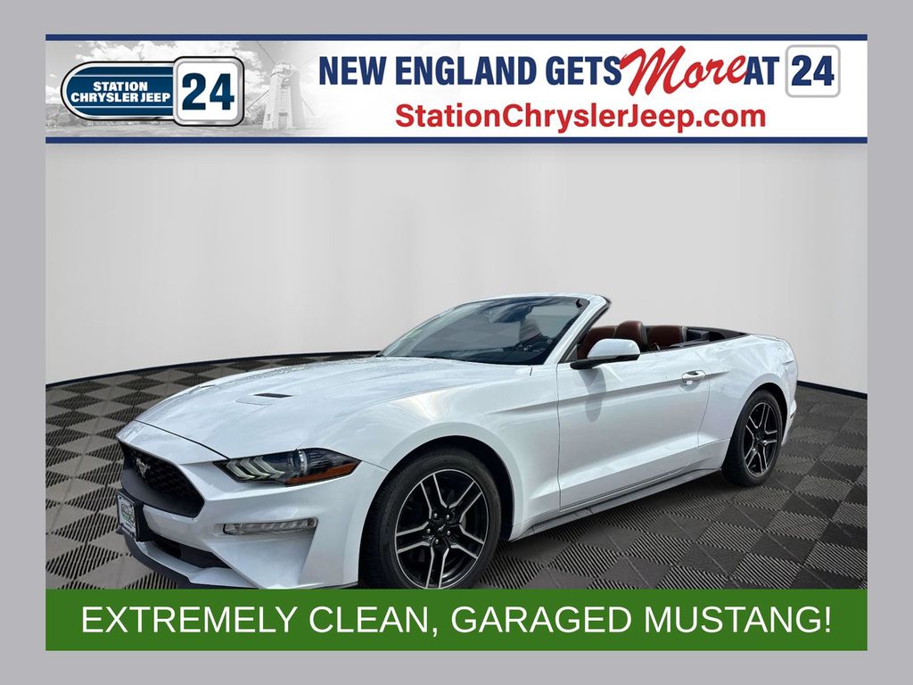 Oxford White 2020 Ford Mustang EcoBoost Premium Convertible RWD Convertible Rear-Wheel Drive Automatic