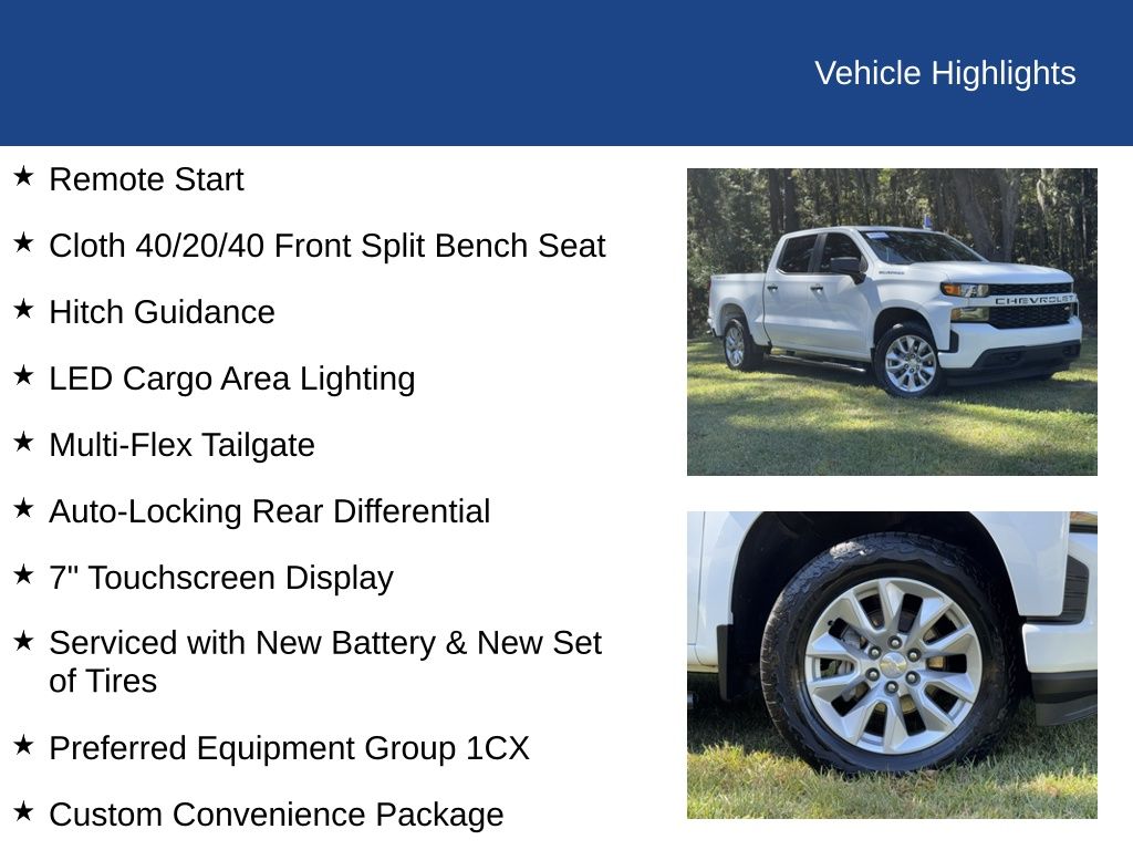 2022 Chevrolet Silverado 1500 LTD 4WD Crew Cab Short Bed Custom