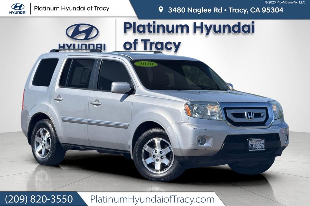 Polished Metal Metallic 2010 Honda Pilot SUV / Crossover Front-Wheel Drive 5-Speed Automatic