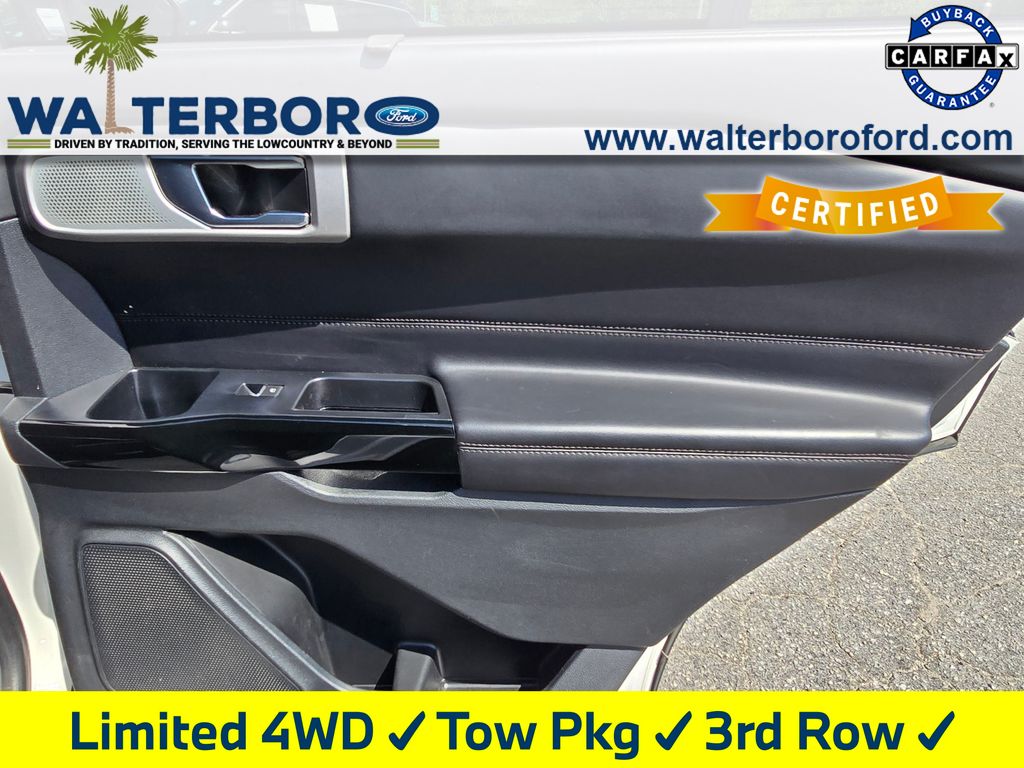 2022 Ford Explorer Platinum White at Stokes Volkswagen