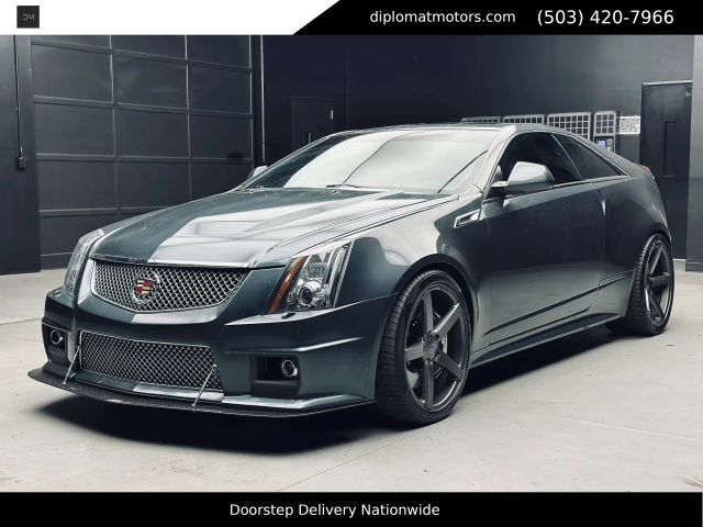 Thunder Gray ChromaFlair 2012 Cadillac CTS-V Coupe Coupe Rear-Wheel Drive 6-Speed Automatic