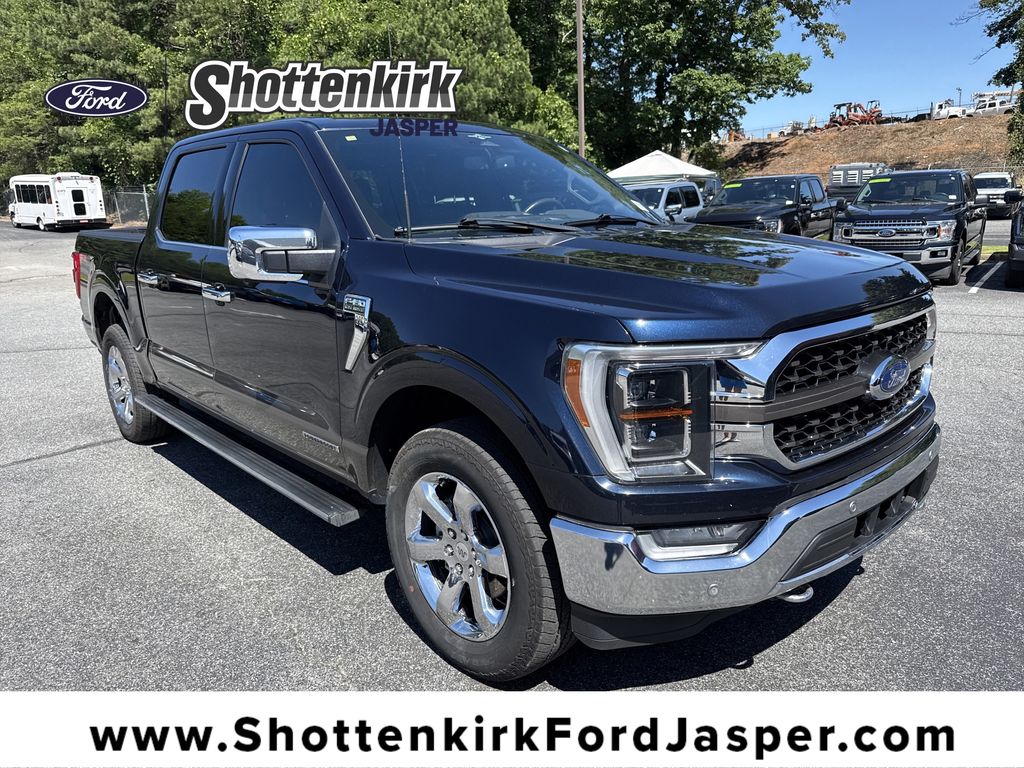 Antimatter Blue Metallic 2023 Ford F-150 King Ranch SuperCrew 4WD Pickup Truck Four-Wheel Drive Automatic