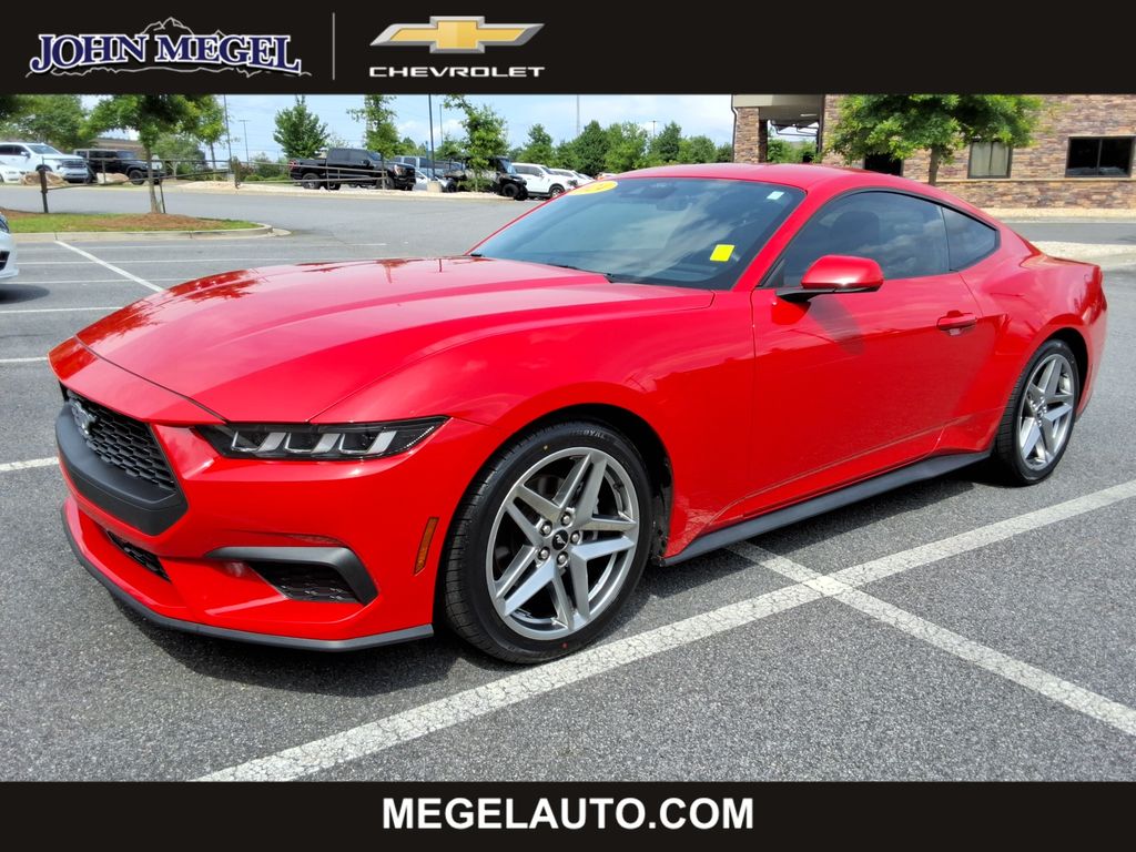 Race Red 2024 Ford Mustang Coupe Rear-Wheel Drive Automatic