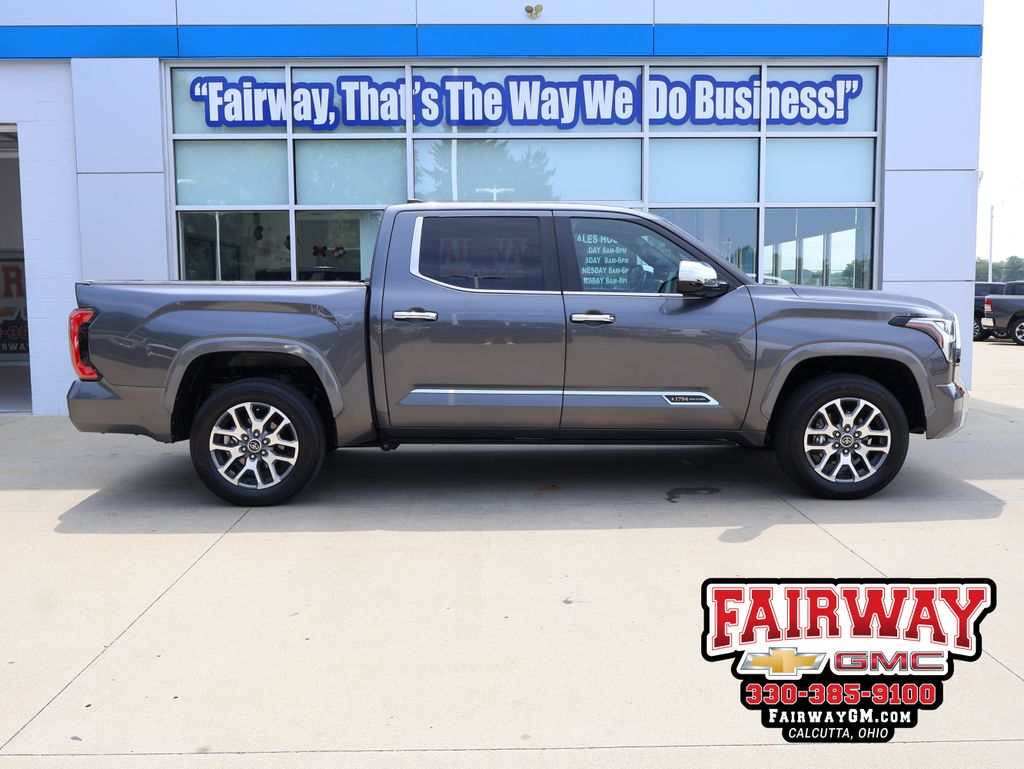 Magnetic Gray Metallic 2024 Toyota Tundra Pickup Truck Four-Wheel Drive Automatic