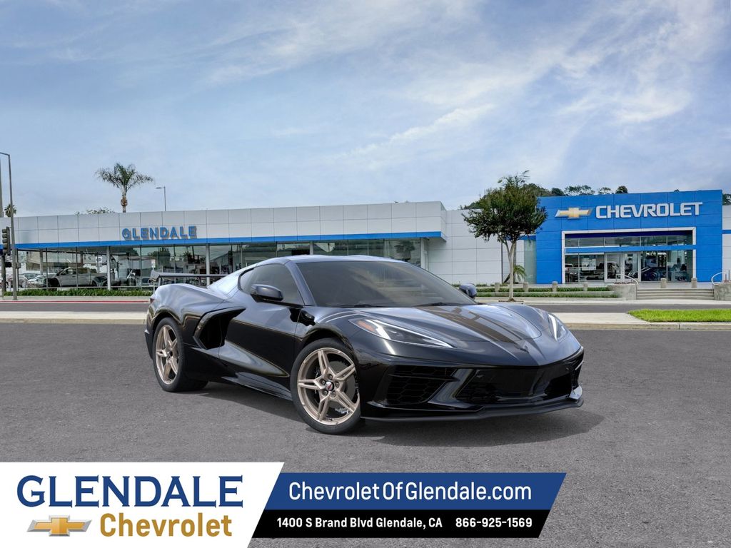 Black 2026 Chevrolet Corvette Coupe Rear-Wheel Drive 8-Speed Dual Clutch